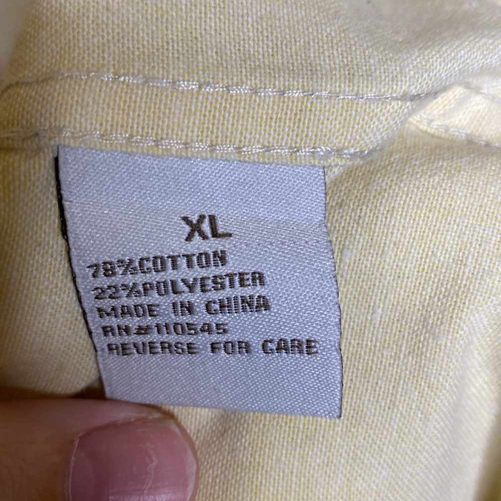 Yellow CB Button Down - Picture 2 of 2